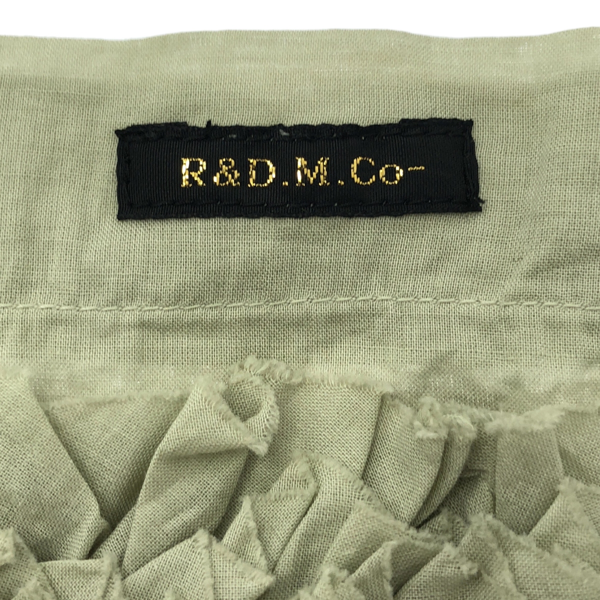 R & D.M.Co- / オールドマンズテーラー FRILL ONE SHOULDER BAG フリル ワンショルダーバッグ