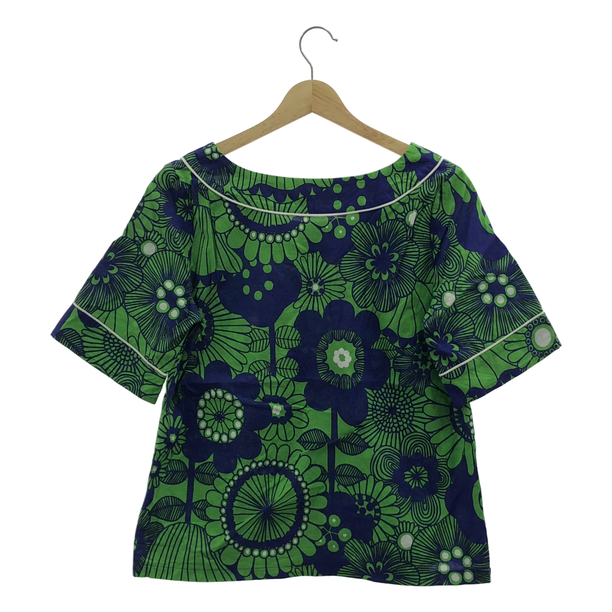 marimekko / マリメッコ OLKIKUKKA / 総柄 カットソー ブラウス