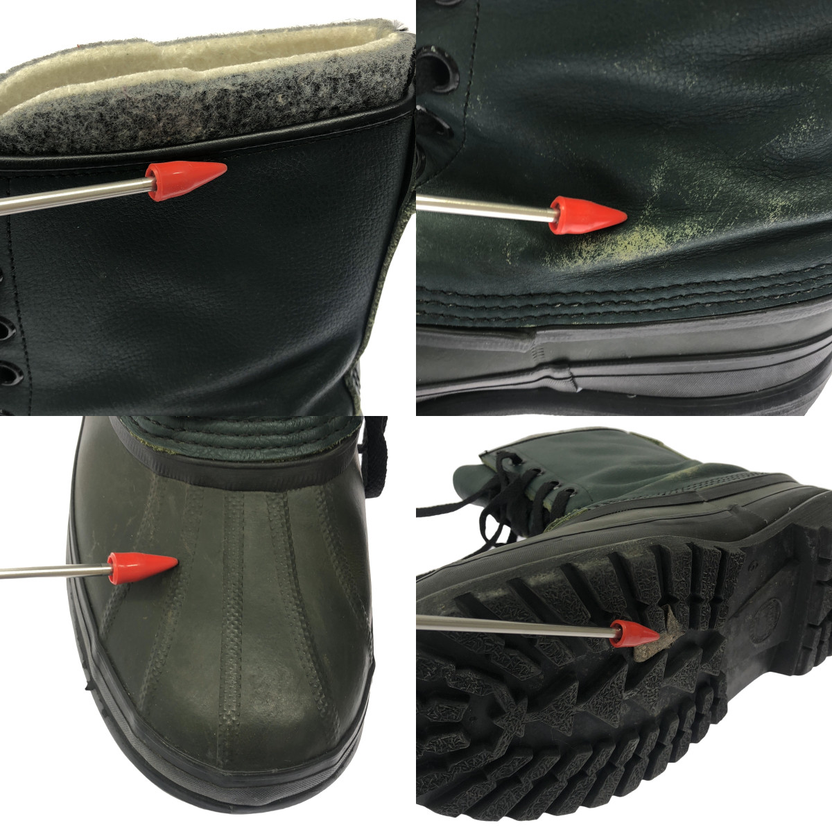 SOREL / ソレル レザー ラバー インナー付 レースアップ ブーツ