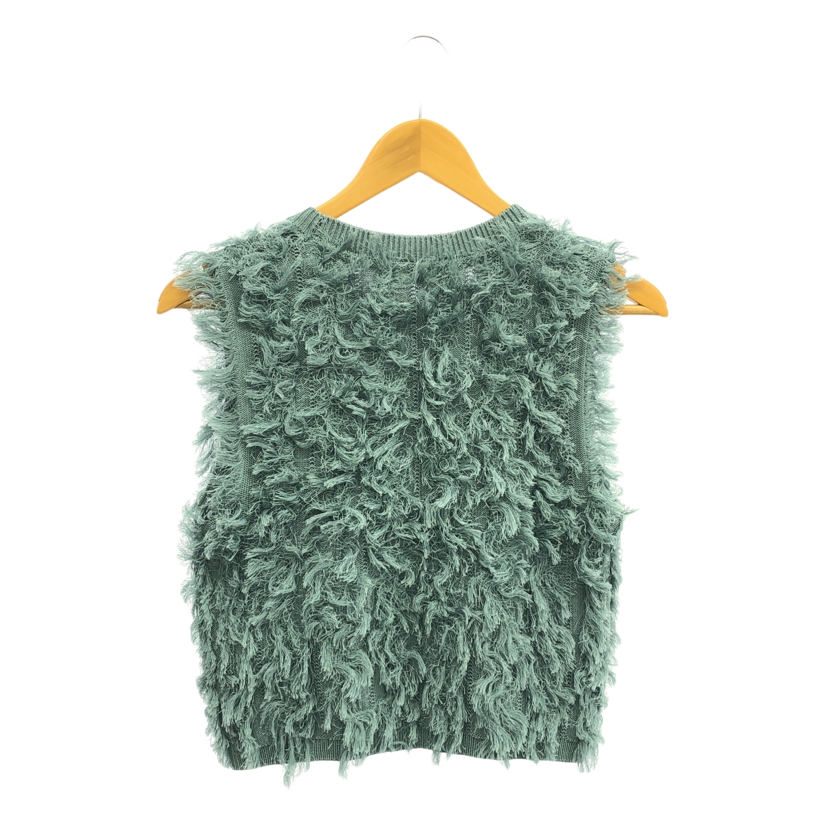 VERMEIL par iena / ヴェルメイユパーイエナ フェザー ジャガード ニット ベスト