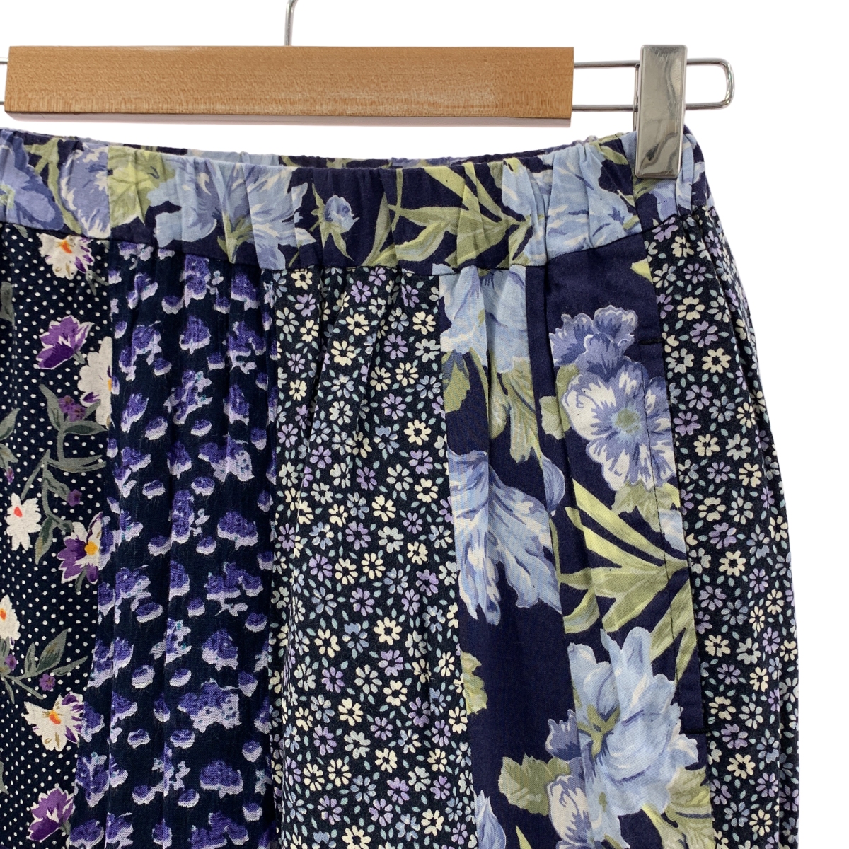 MALION vintage / マリオンヴィンテージ フラワー パッチワーク イージー フレアパンツ