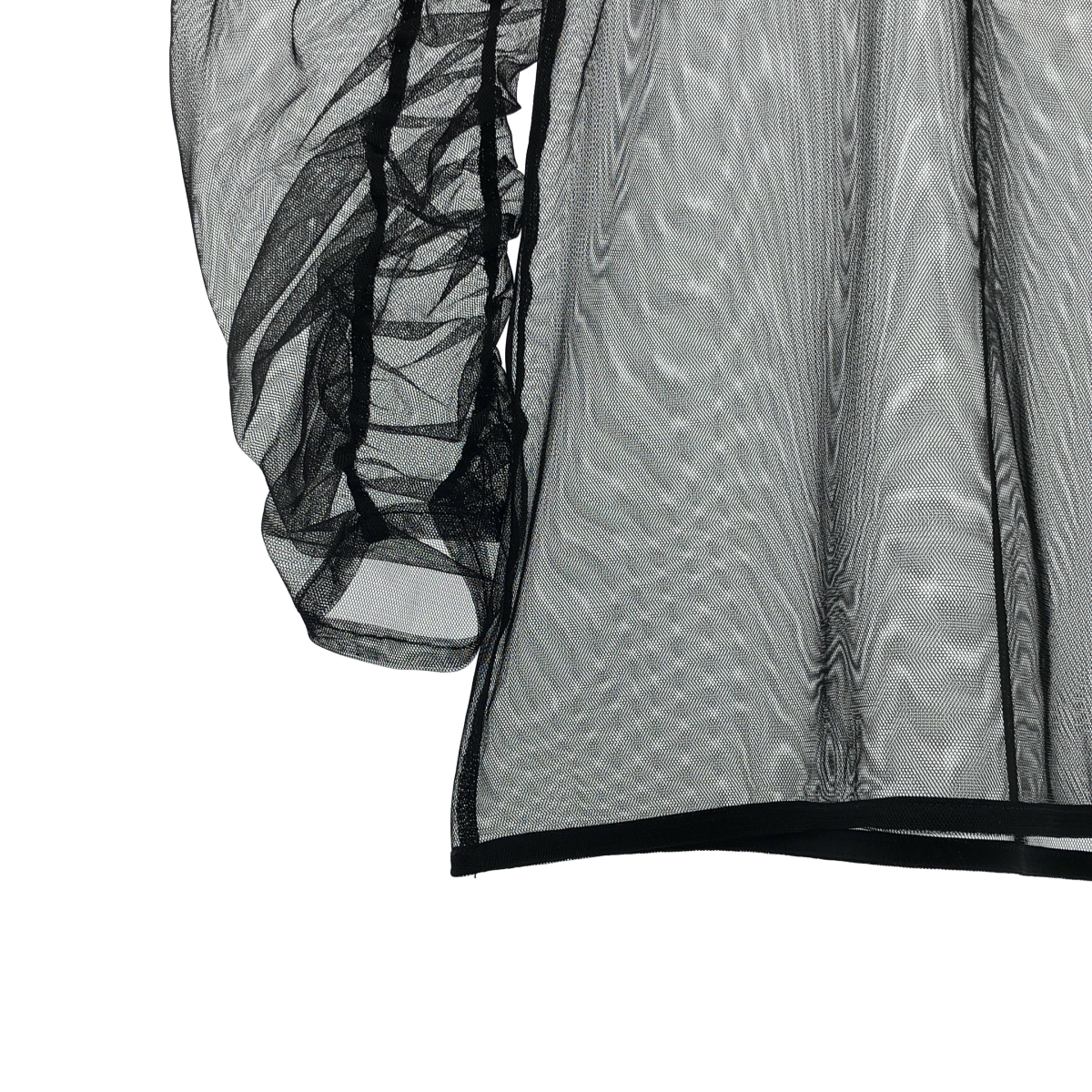 その他 ギャザースリーブ チュール ブラウス