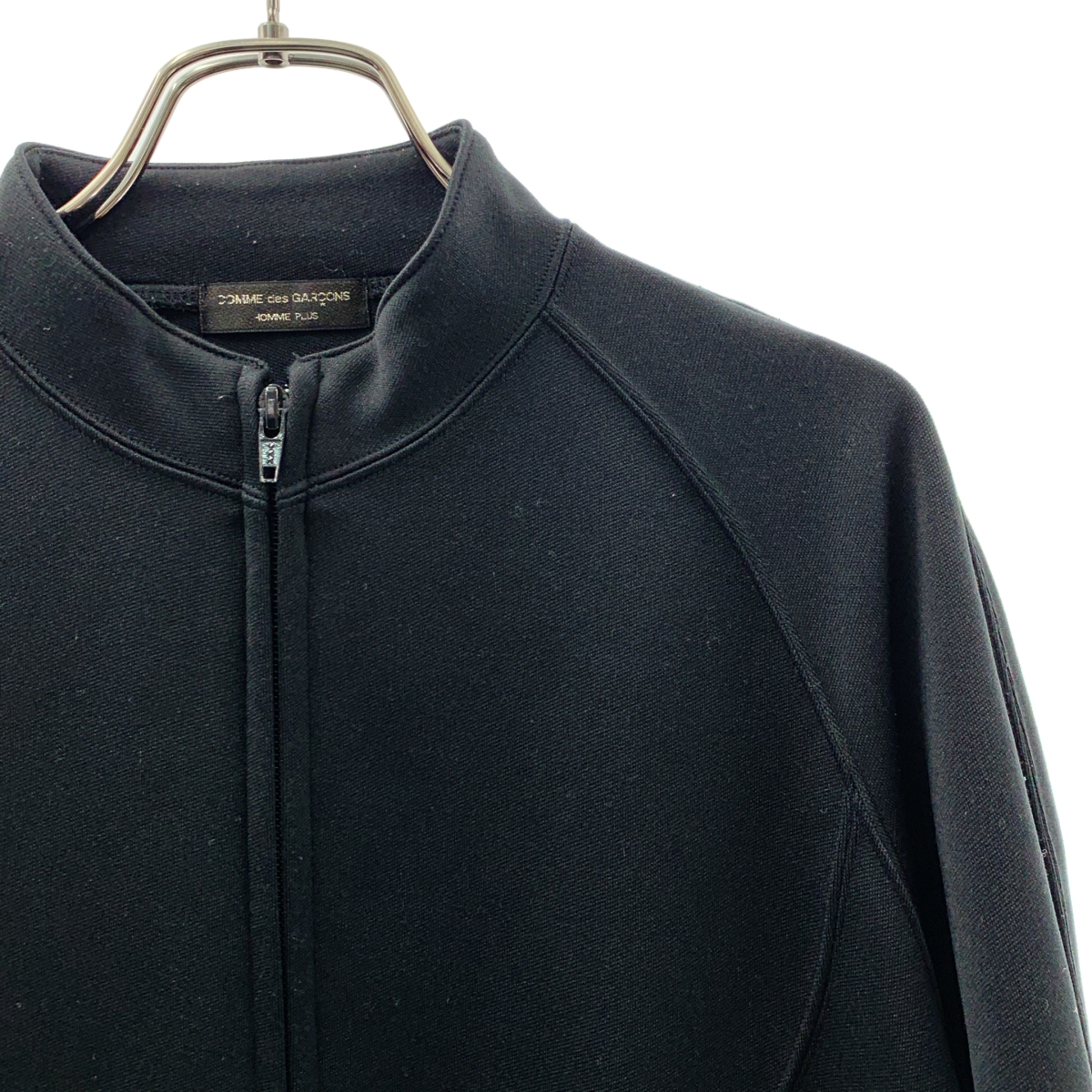 COMME des GARCONS HOMME PLUS / コムデギャルソンオムプリュス カーブ ポリエステル ジャージー パネル切替 トラックジャケット