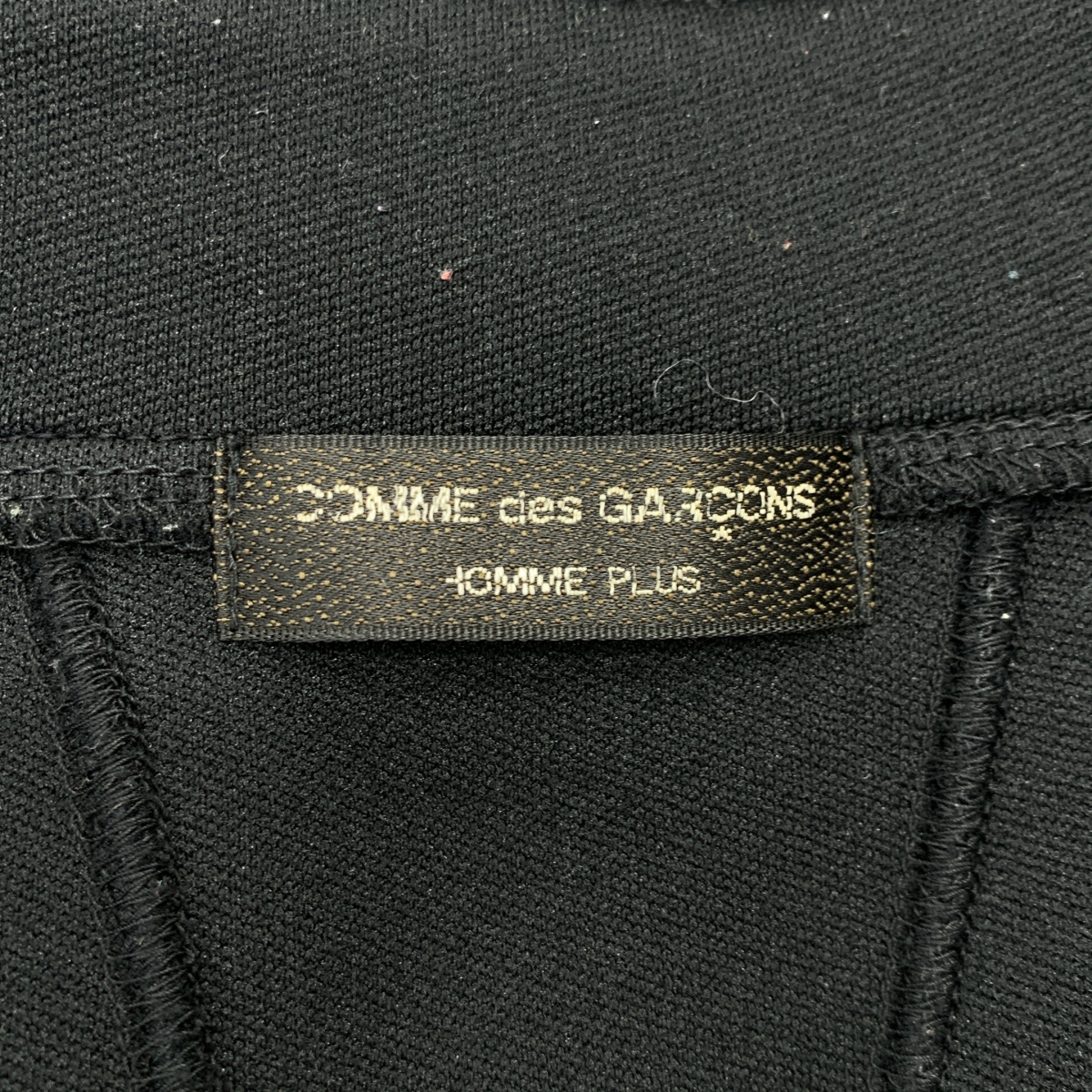 COMME des GARCONS HOMME PLUS / コムデギャルソンオムプリュス カーブ ポリエステル ジャージー パネル切替 トラックジャケット