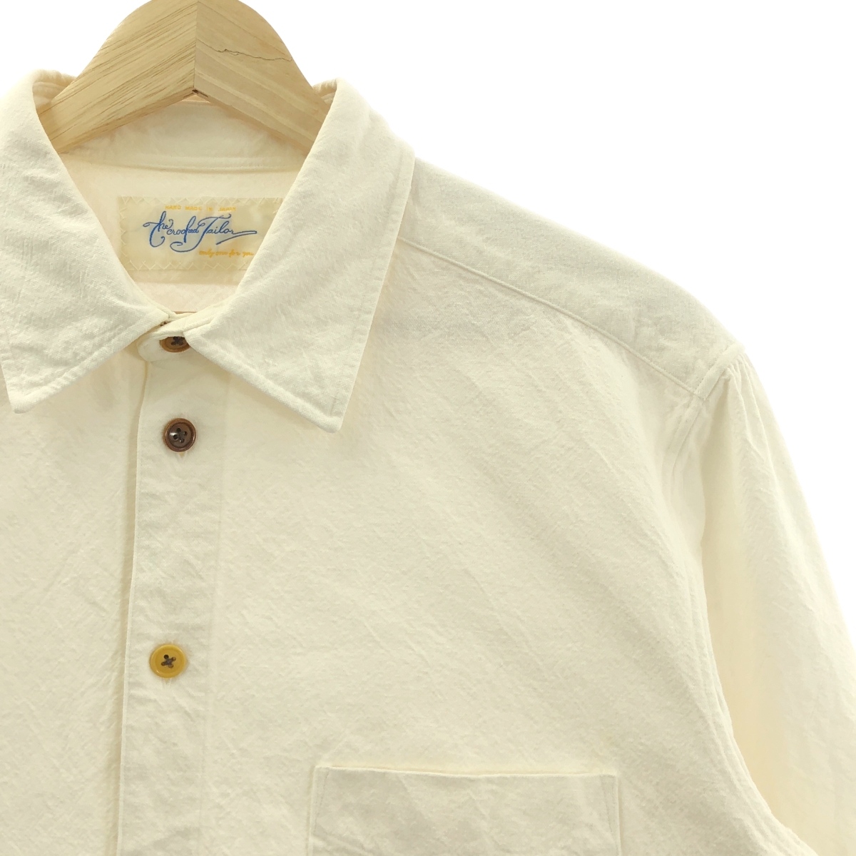 The crooked Tailor / ザクルーキッドテーラー コットン レギュラーカラー シャツ