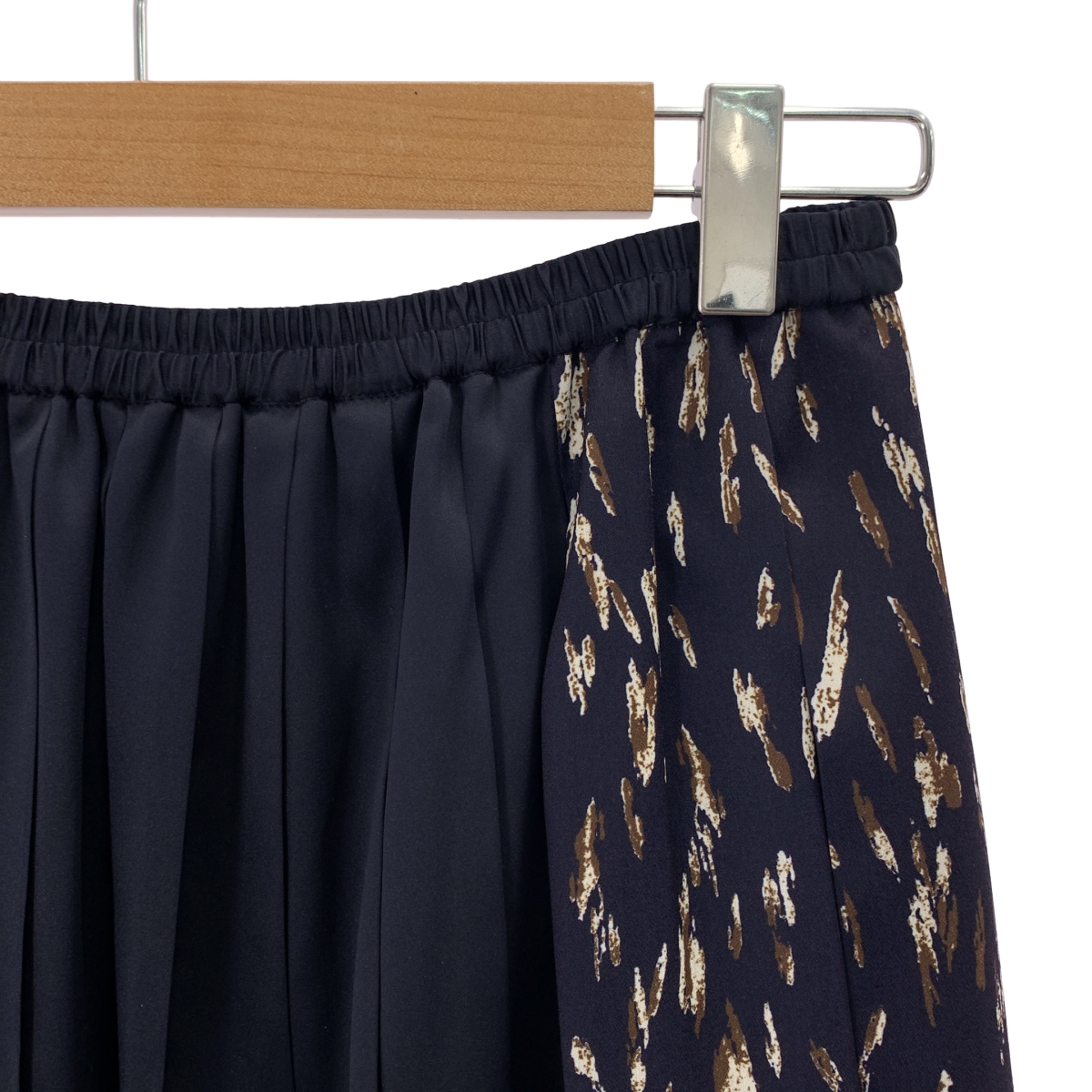 ELENDEEK / エレンディーク MIX PLEATS SK プリーツ ロング スカート