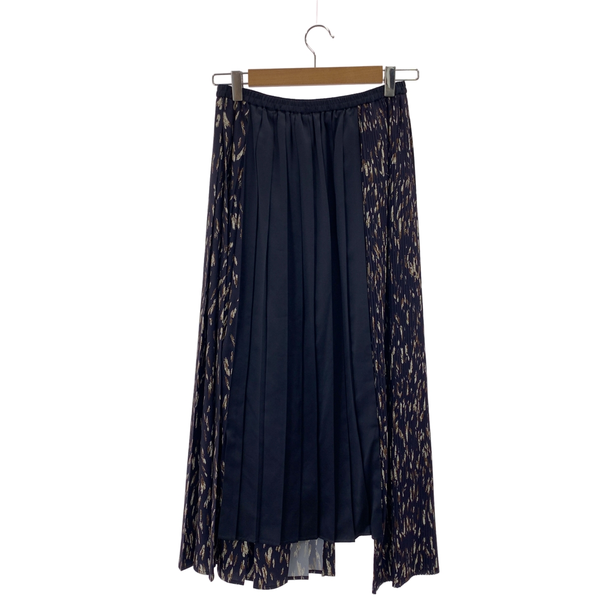 ELENDEEK / エレンディーク MIX PLEATS SK プリーツ ロング スカート