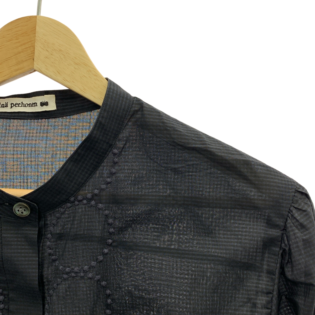 mina perhonen / ミナペルホネン tambourine タンバリン / コットン シルク ブルゾン シャツ