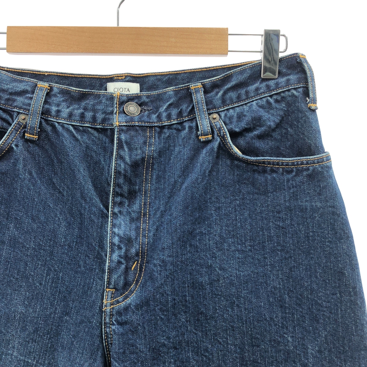 CIOTA / シオタ Wide Tapered 5 Pocket Pants ワイド テーパード デニムパンツ