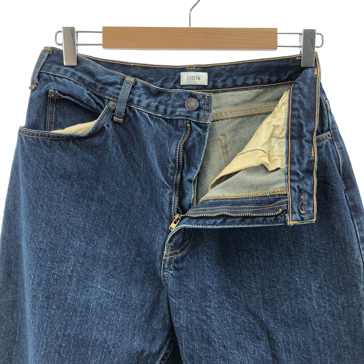 CIOTA / シオタ Wide Tapered 5 Pocket Pants ワイド テーパード デニムパンツ