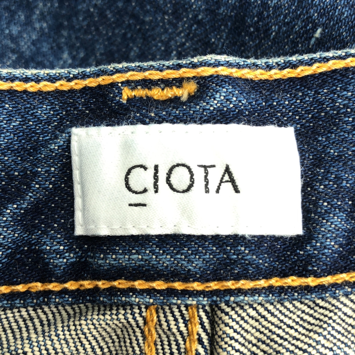 CIOTA / シオタ Wide Tapered 5 Pocket Pants ワイド テーパード デニムパンツ