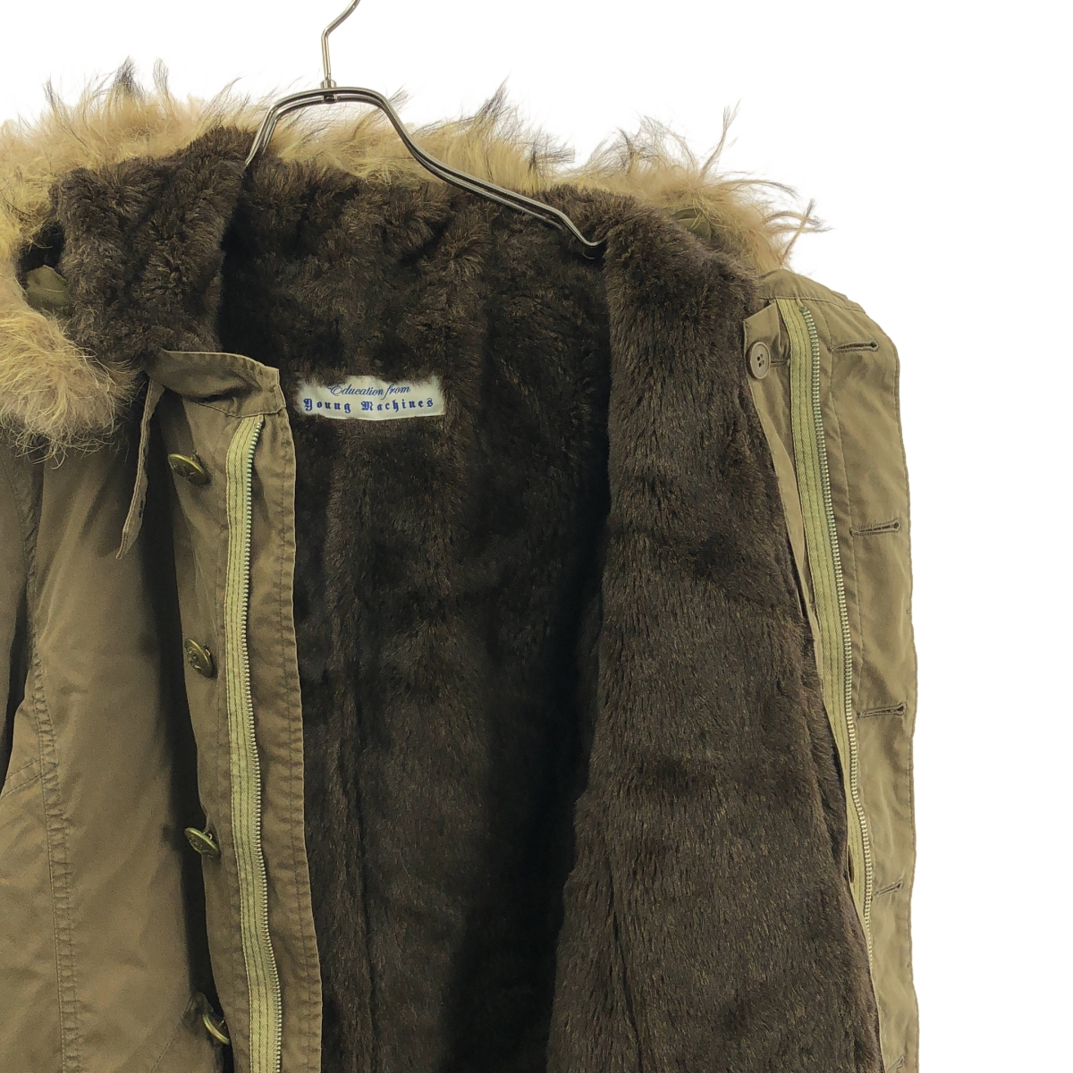Education from Youngmachines / エデュケーションフロムヤングマシーン ボアライナー付き フードファー モッズコート