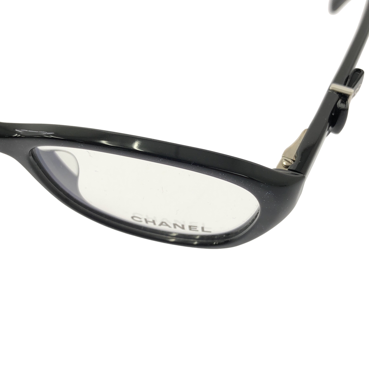 CHANEL / シャネル ココマーク リボン ラメ メガネ