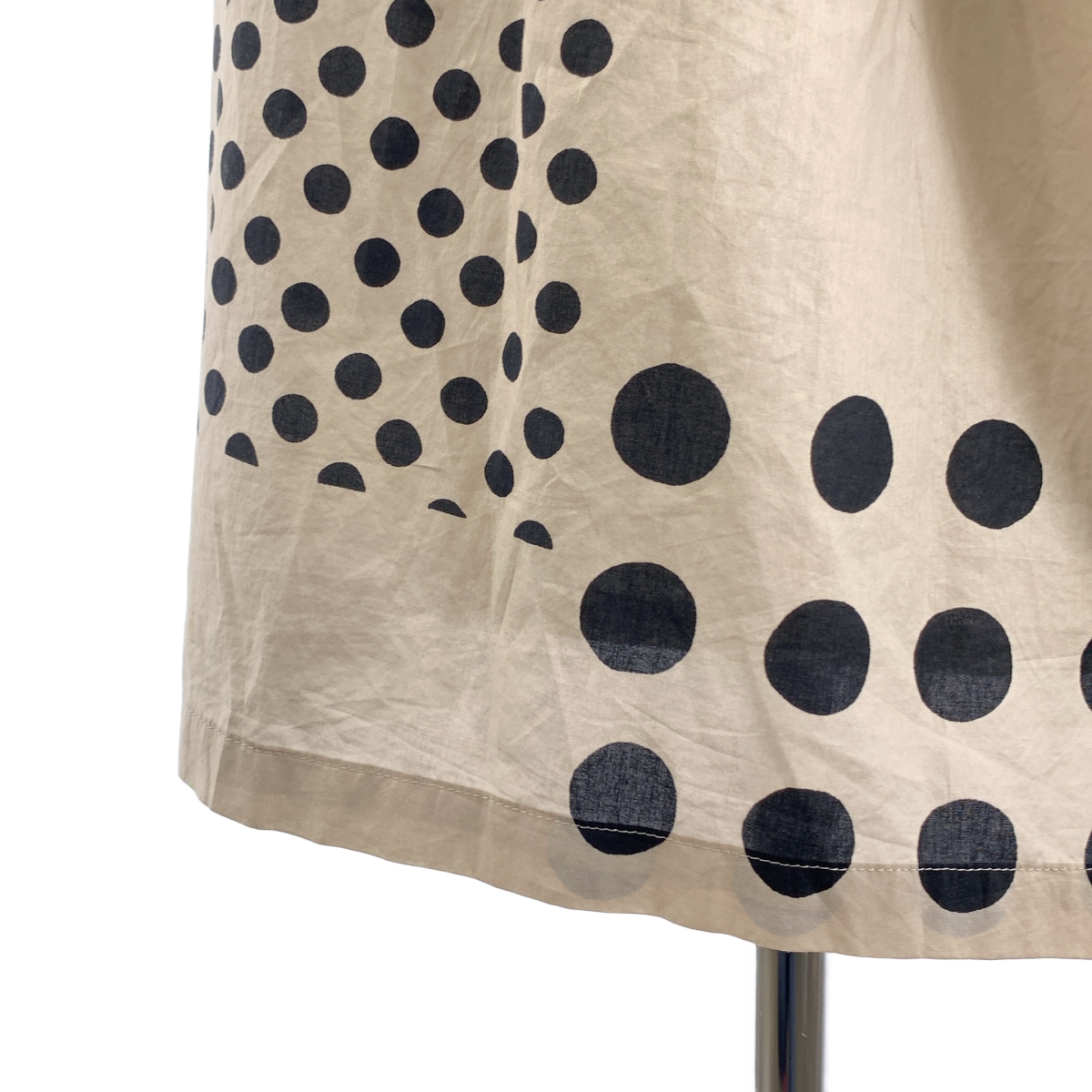 mina perhonen / ミナペルホネン universe コットン ドット ギャザースカート