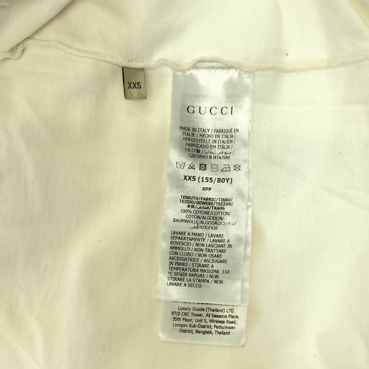 GUCCI / グッチ 両面 プリント Tシャツ カットソー