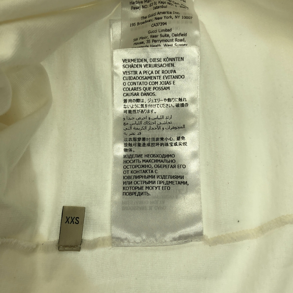 GUCCI / グッチ 両面 プリント Tシャツ カットソー