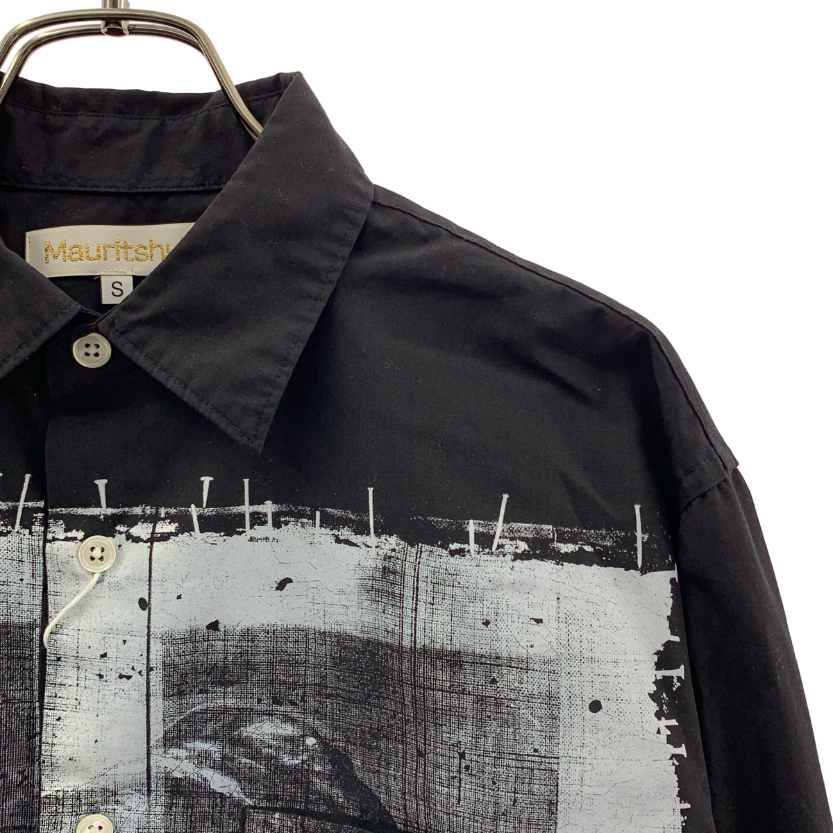 その他 フェルメールの名画「真珠の耳飾りの少女」 プリント レギュラーカラー シャツ