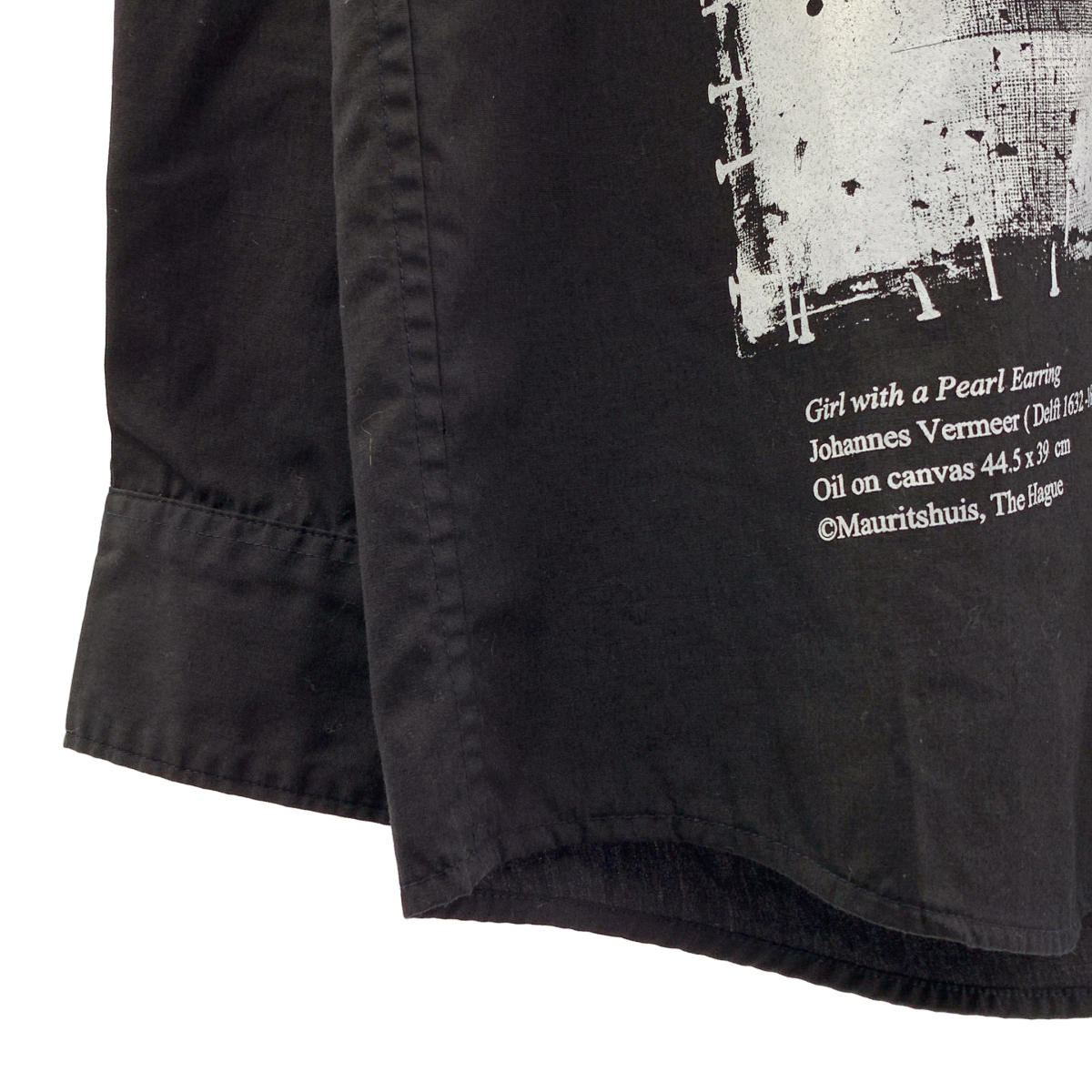 その他 フェルメールの名画「真珠の耳飾りの少女」 プリント レギュラーカラー シャツ