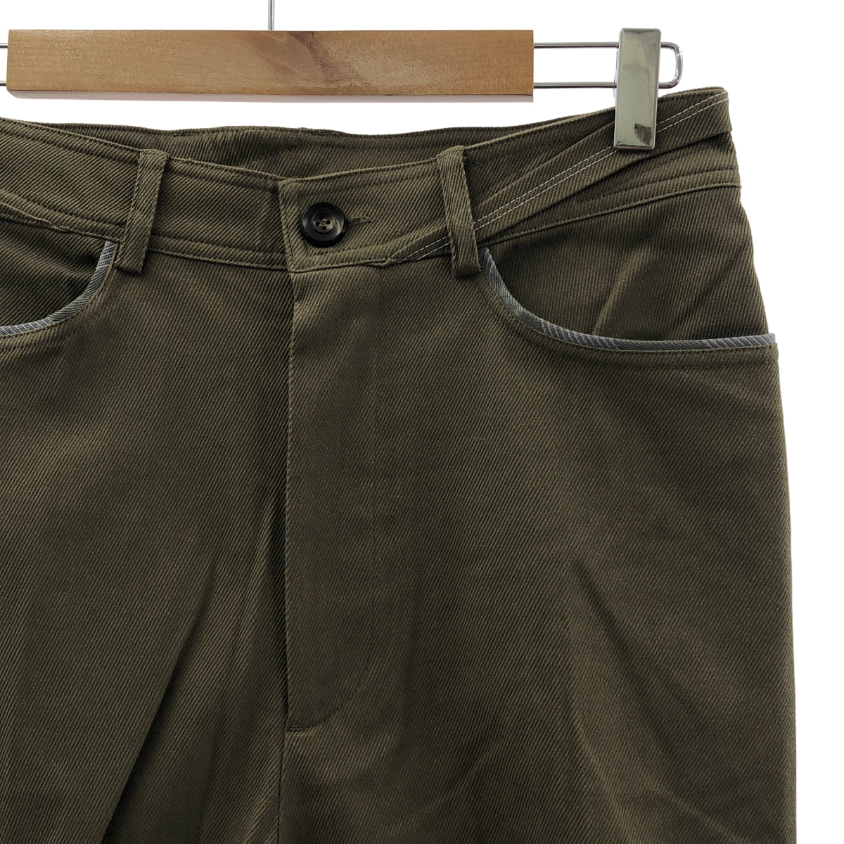 Kiko Kostadinov / キココスタディノフ OHNE K-DART TROUSER ポリエステル ウール 立体裁断 フレア トラウザー パンツ