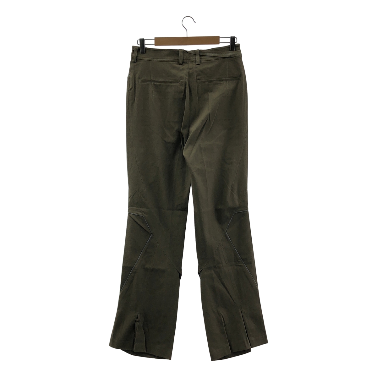 Kiko Kostadinov / キココスタディノフ OHNE K-DART TROUSER ポリエステル ウール 立体裁断 フレア トラウザー パンツ