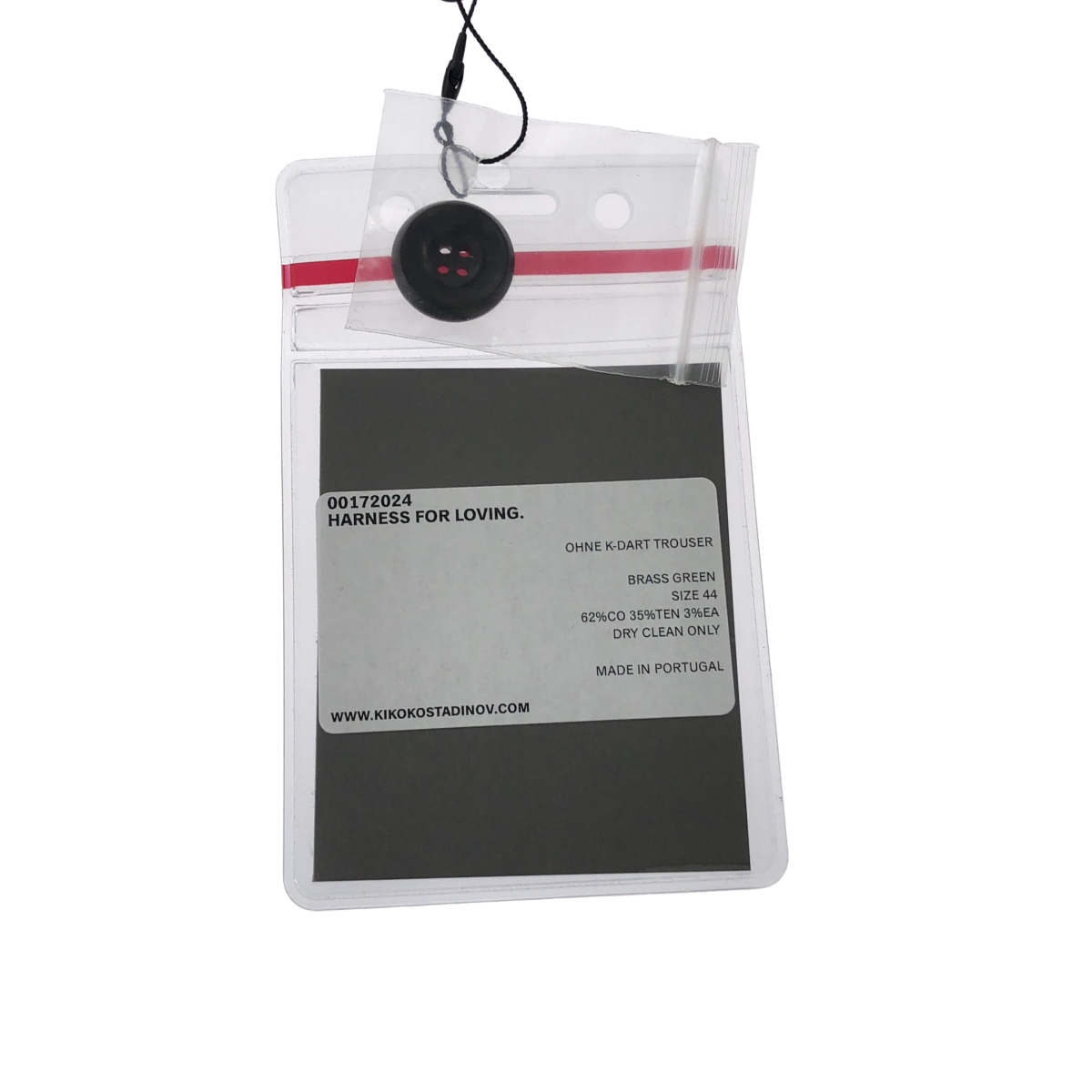 Kiko Kostadinov / キココスタディノフ OHNE K-DART TROUSER ポリエステル ウール 立体裁断 フレア トラウザー パンツ