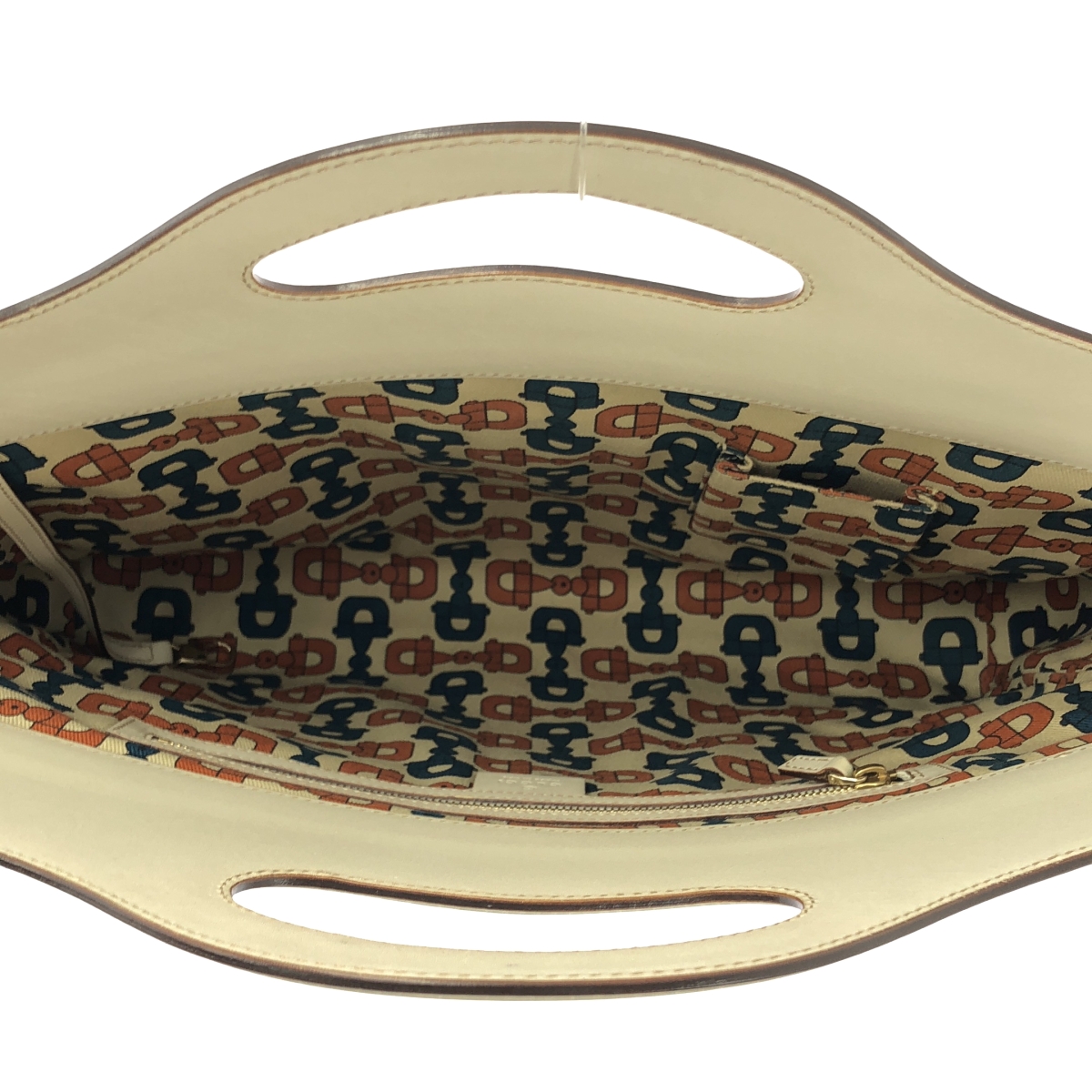 GUCCI / グッチ レザー GGスプリーム ホースビット ハンドバッグ