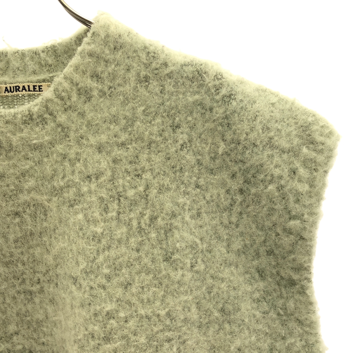AURALEE / オーラリー WOOL ALPACA FELT KNIT VEST / ウールアルパカフェルトベスト