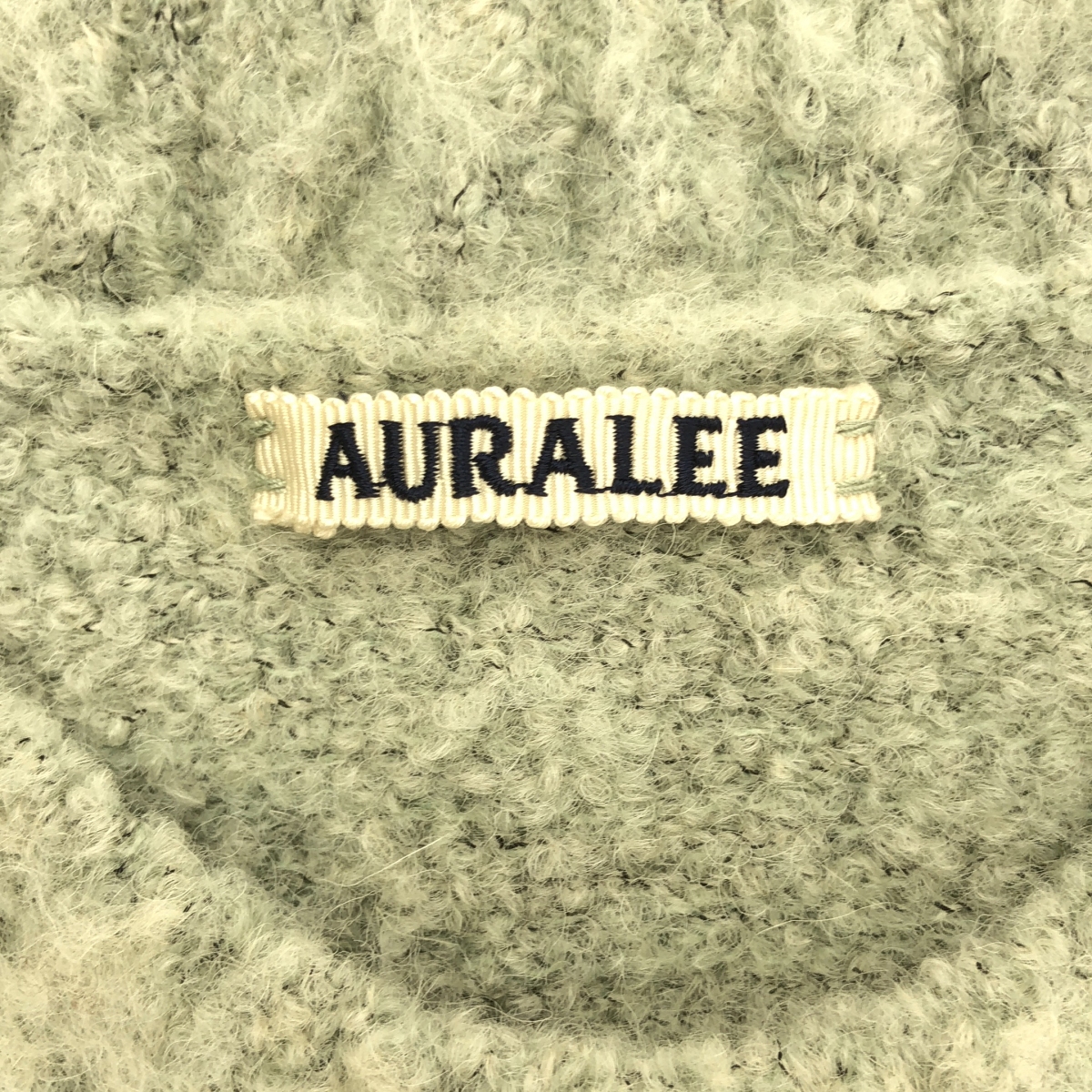 AURALEE / オーラリー WOOL ALPACA FELT KNIT VEST / ウールアルパカフェルトベスト