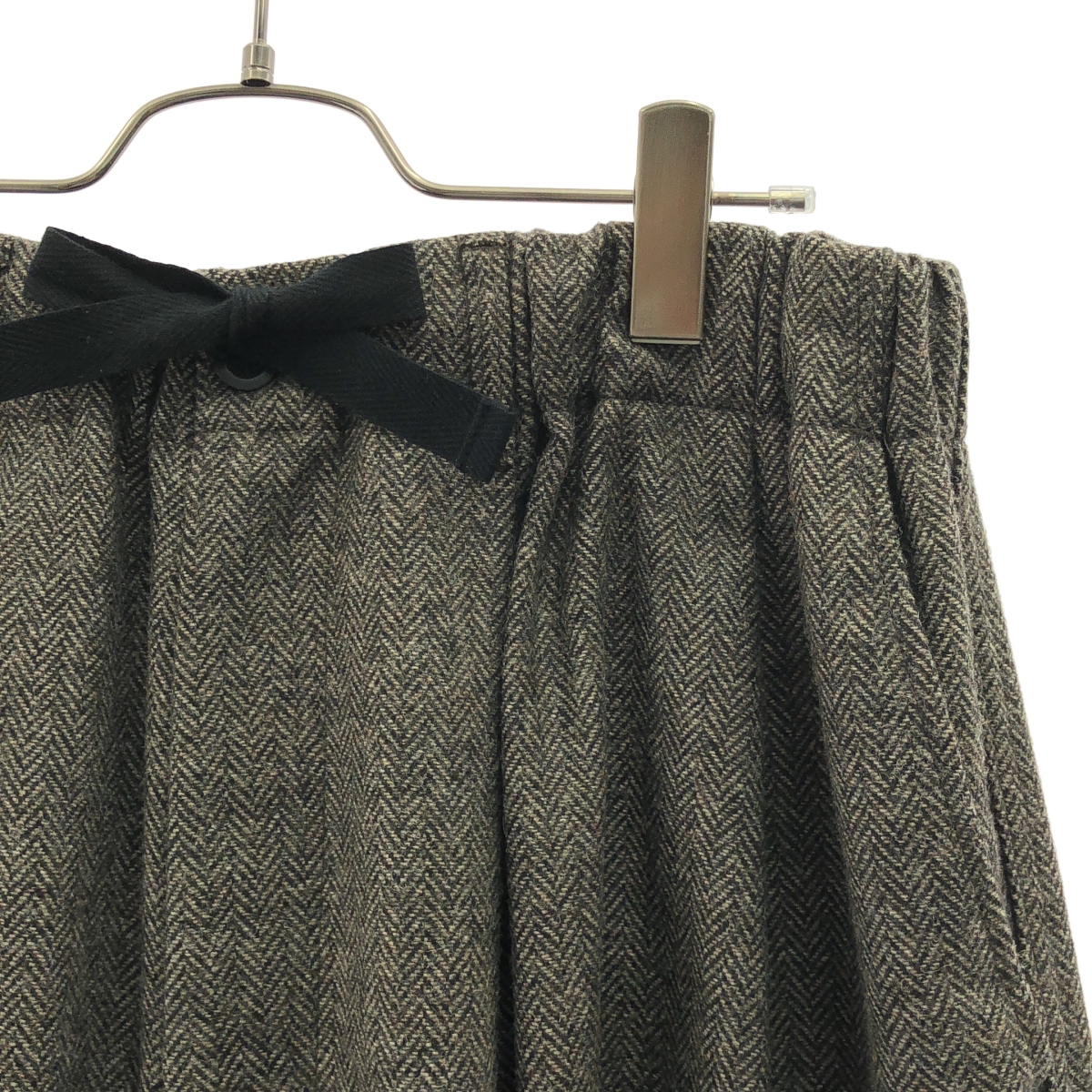 is-ness / イズネス BALLOON EZ PANTS ヘリンボーン バルーン イージーパンツ
