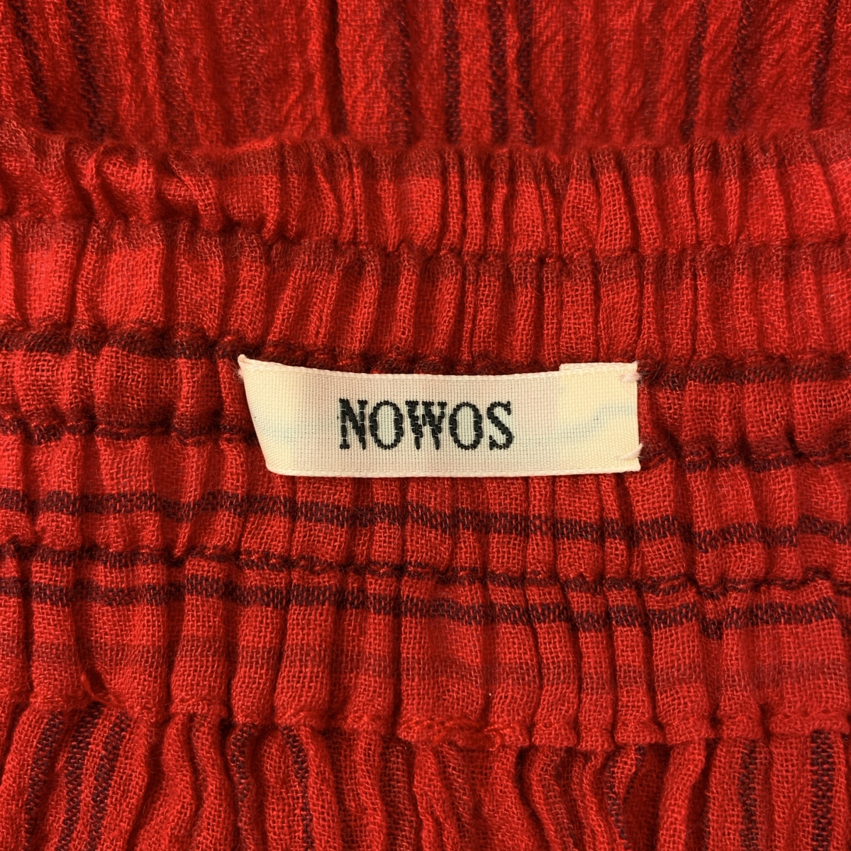 NOWOS / ノーウォス ドローストリング イージー スカート / ペチコート付き