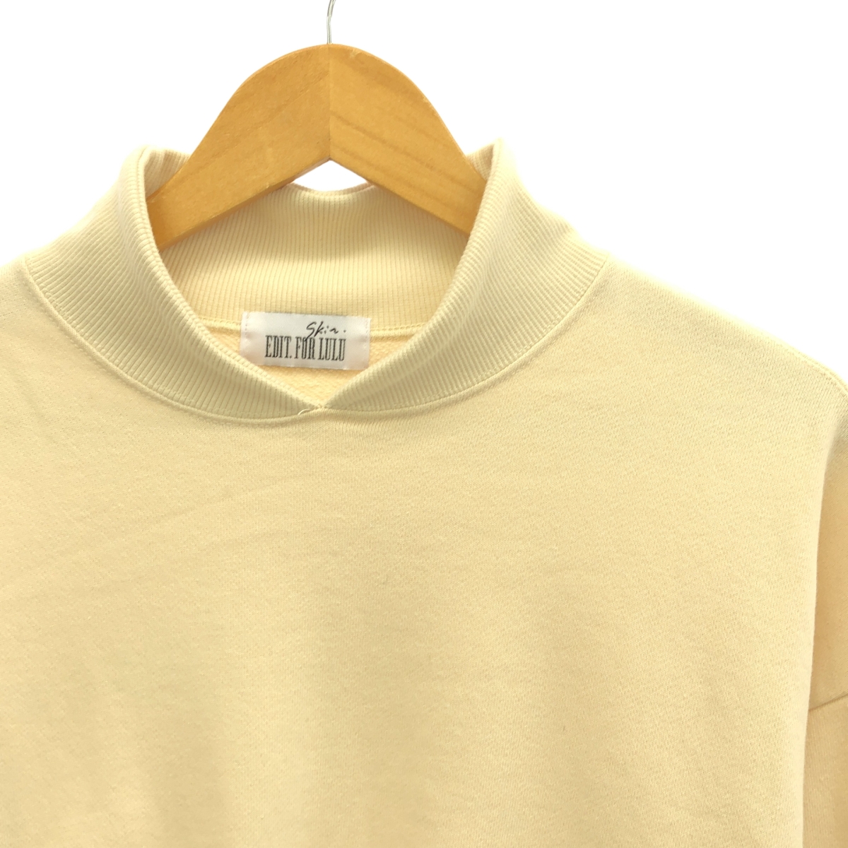 EDIT. FOR LULU / エディットフォールル × SKIN コラボ クロップド スウェット