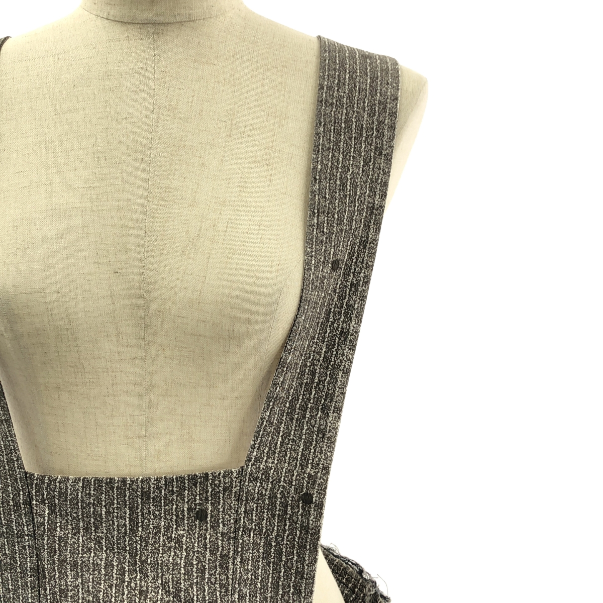 COMME des GARCONS COMME des GARCONS / コムコム ストライプ ドット 裁断 ジャンパースカート