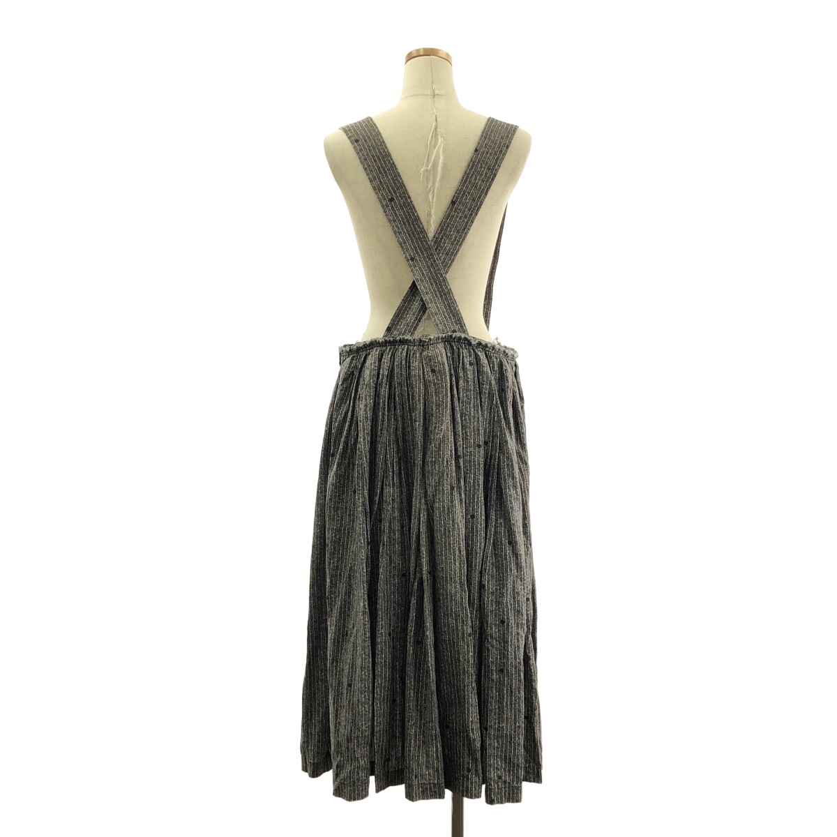 COMME des GARCONS COMME des GARCONS / コムコム ストライプ ドット 裁断 ジャンパースカート