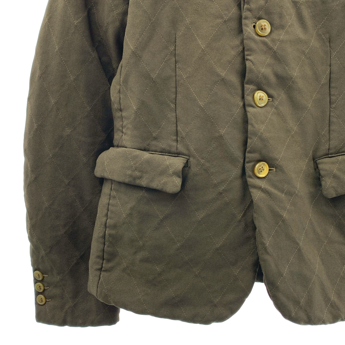 COMME des GARCONS COMME des GARCONS / コムコム ポリエステル縮絨 キルティング ジャケット