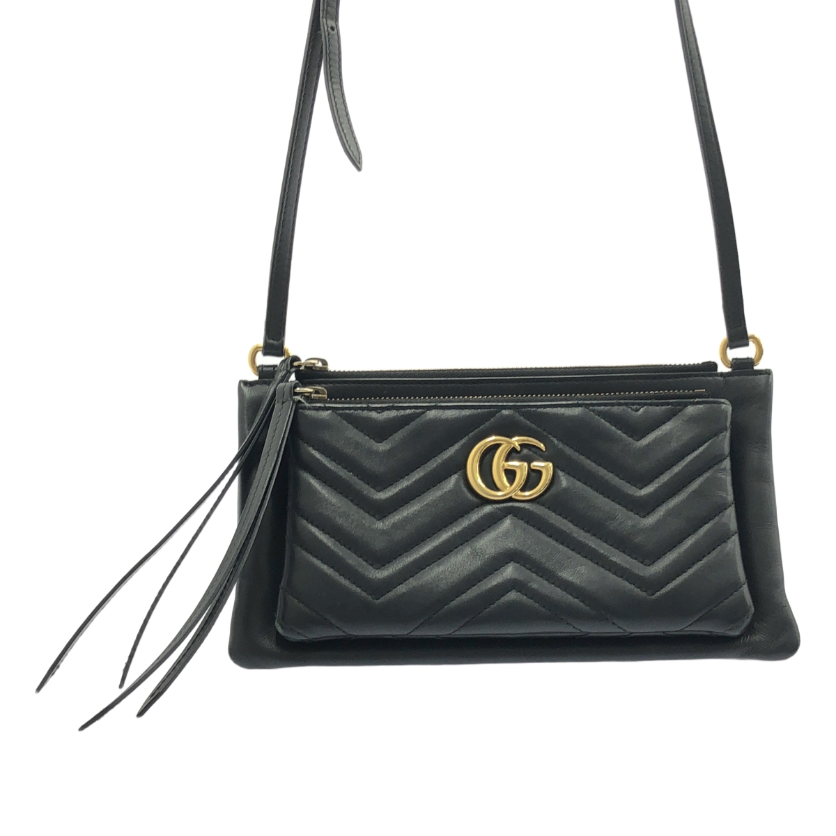 GUCCI / グッチ GG マーモント キルティング ショルダーバッグ