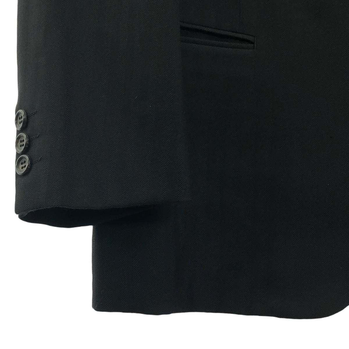 COMME des GARCONS HOMME DEUX / コムデギャルソンオムドゥ セットアップ ヘリンボーン 2B テーラードジャケット 総裏地 / 2タック スラックス パンツ