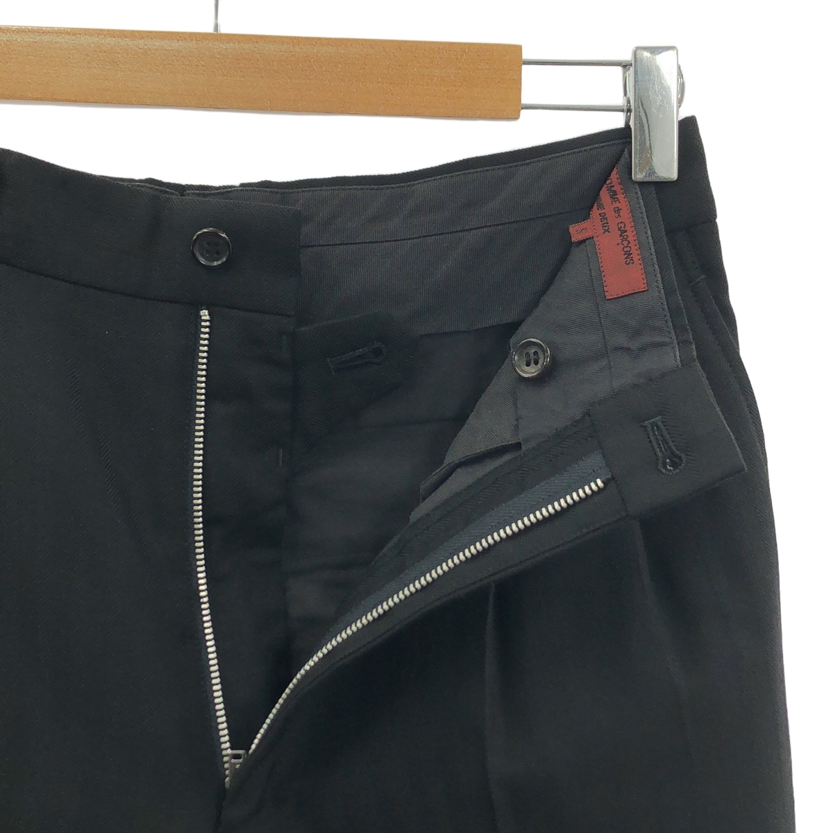 COMME des GARCONS HOMME DEUX / コムデギャルソンオムドゥ セットアップ ヘリンボーン 2B テーラードジャケット 総裏地 / 2タック スラックス パンツ