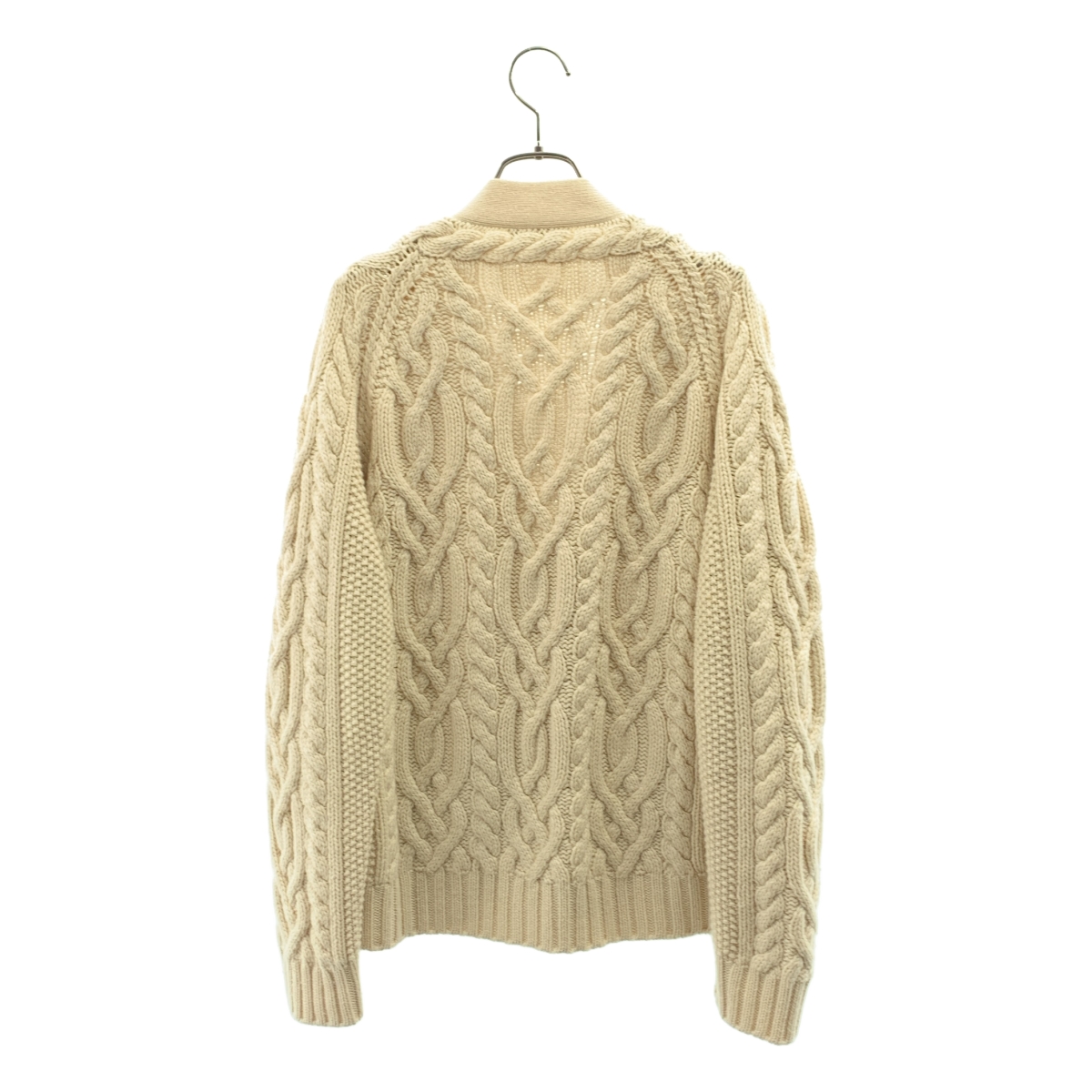 Drawer / ドゥロワー カシミヤ ケーブルニット カーディガン