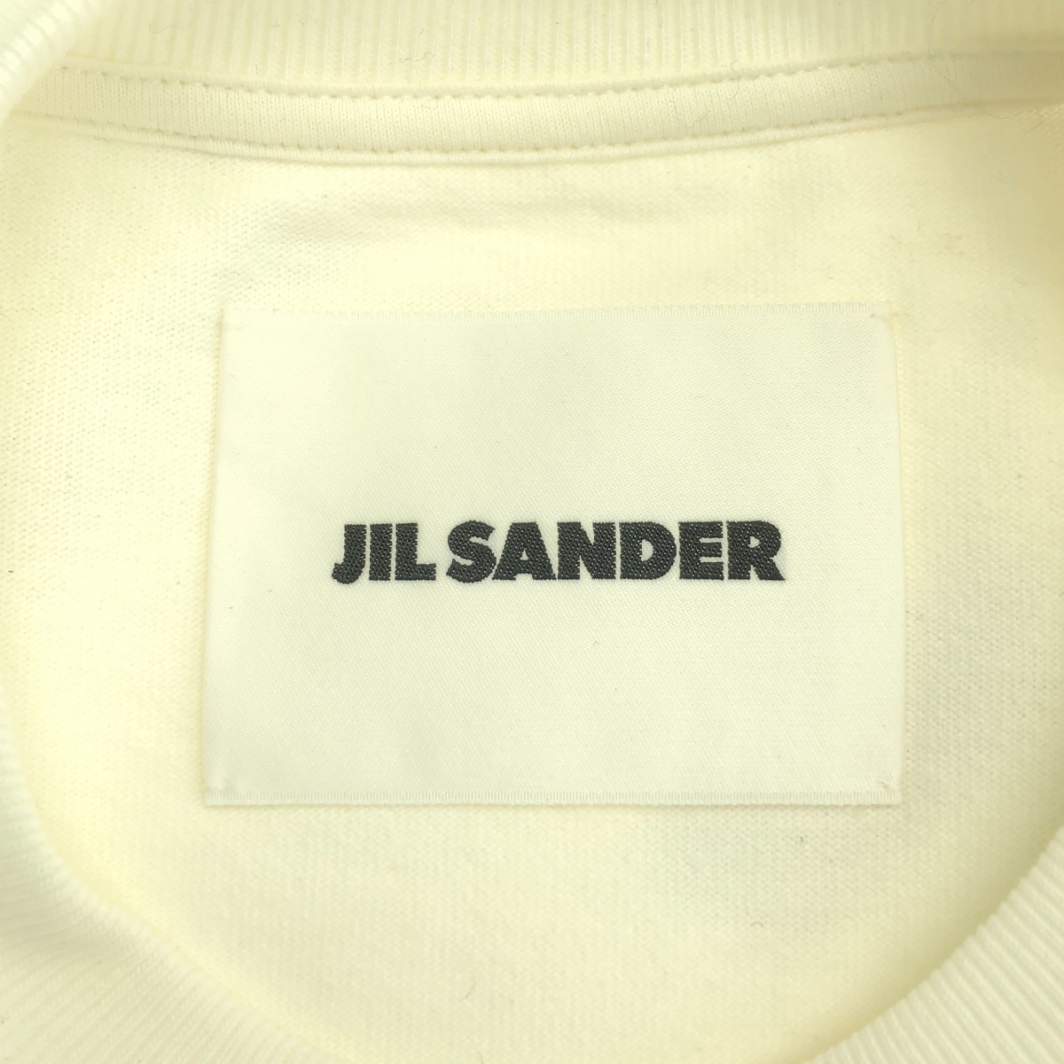 JIL SANDER / ジルサンダー コットン ロゴ クルーネックカットソー