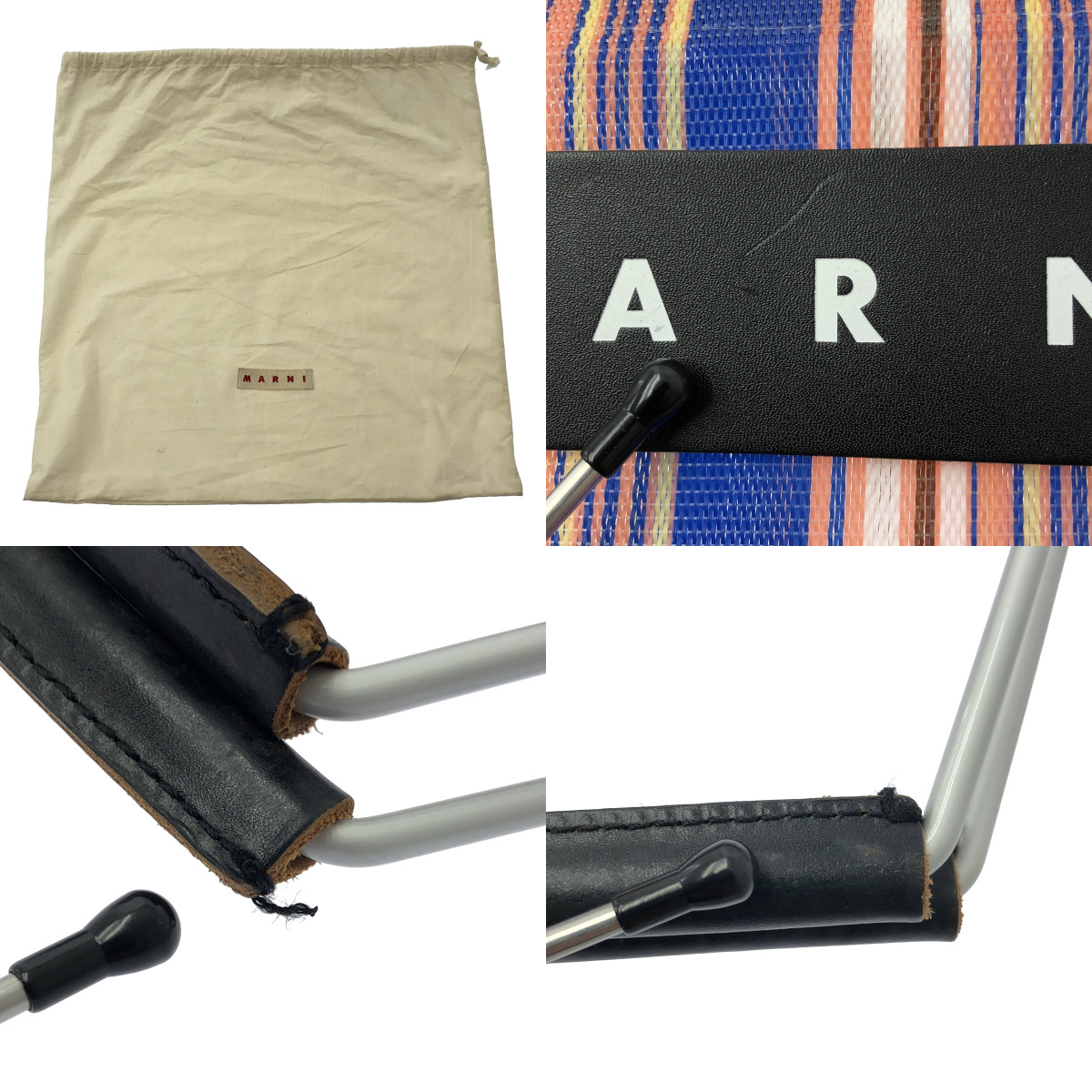 MARNI / マルニ MARKET STRIPE BAG マーケット ストライプ バッグ
