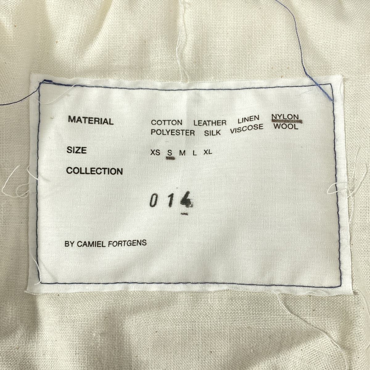 CAMIEL FORTGENS / カミエルフォートへンス PADDED RAIN COAT ナイロン パテッド レインコート