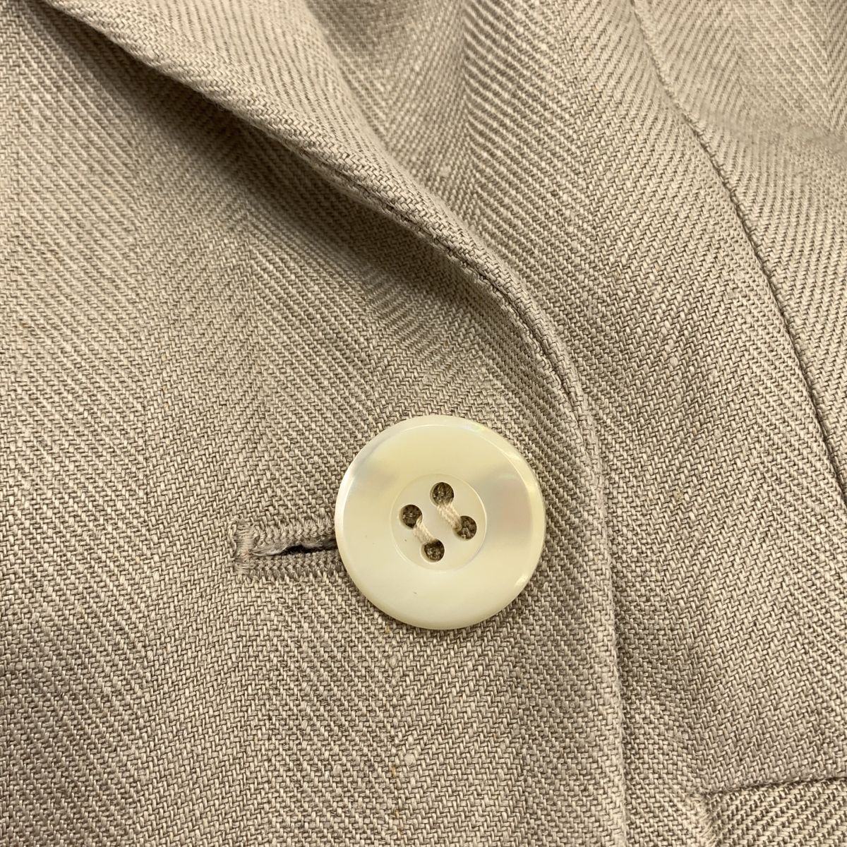 Chaos / カオス リネンヘリンボンジャケット