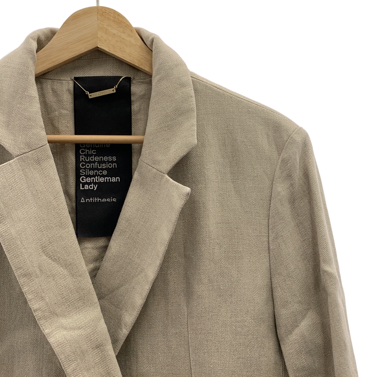 Chaos / カオス リネンヘリンボンジャケット