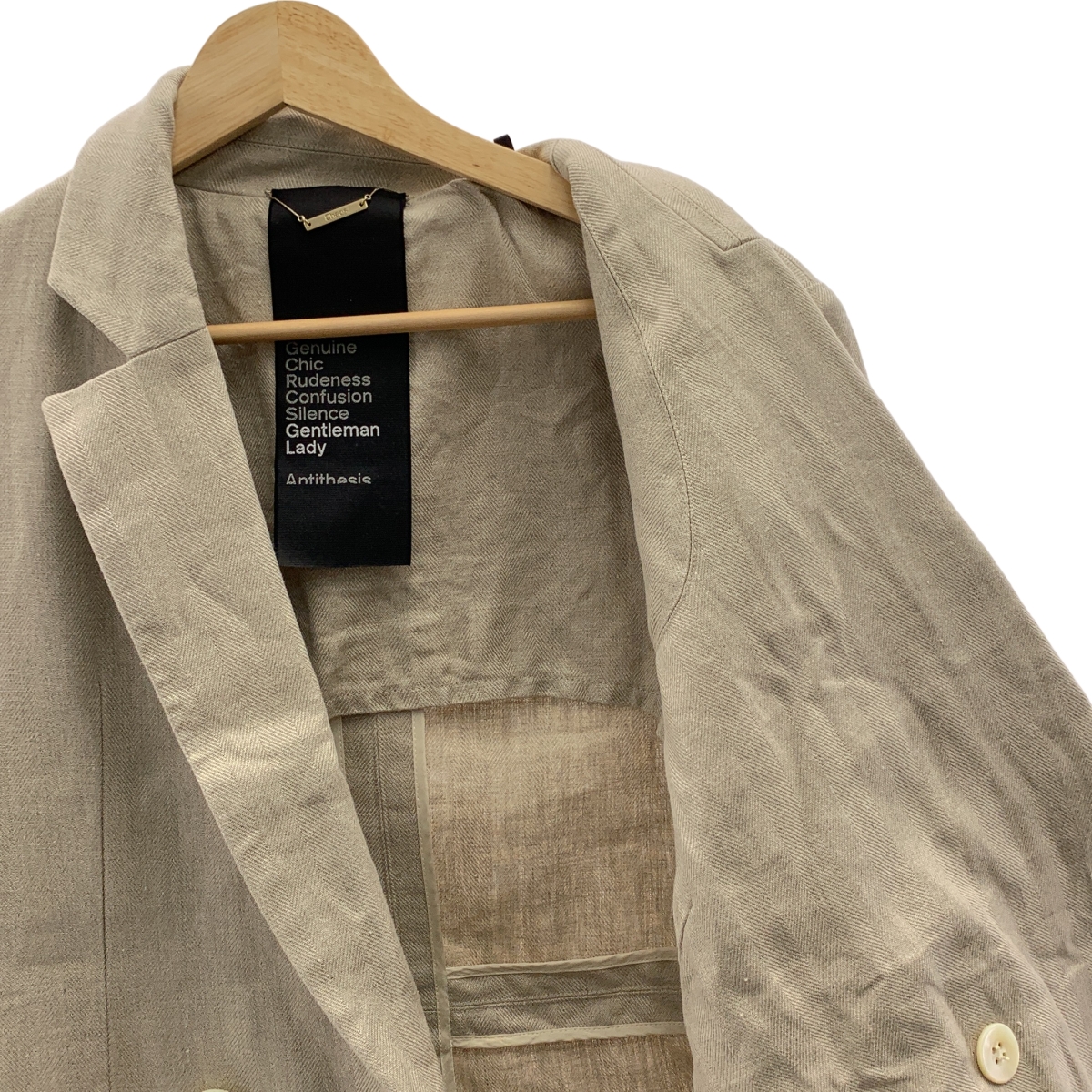 Chaos / カオス リネンヘリンボンジャケット