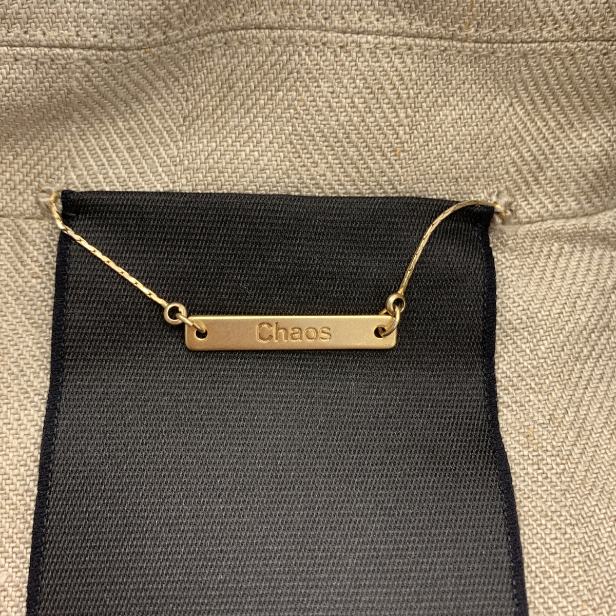 Chaos / カオス リネンヘリンボンジャケット