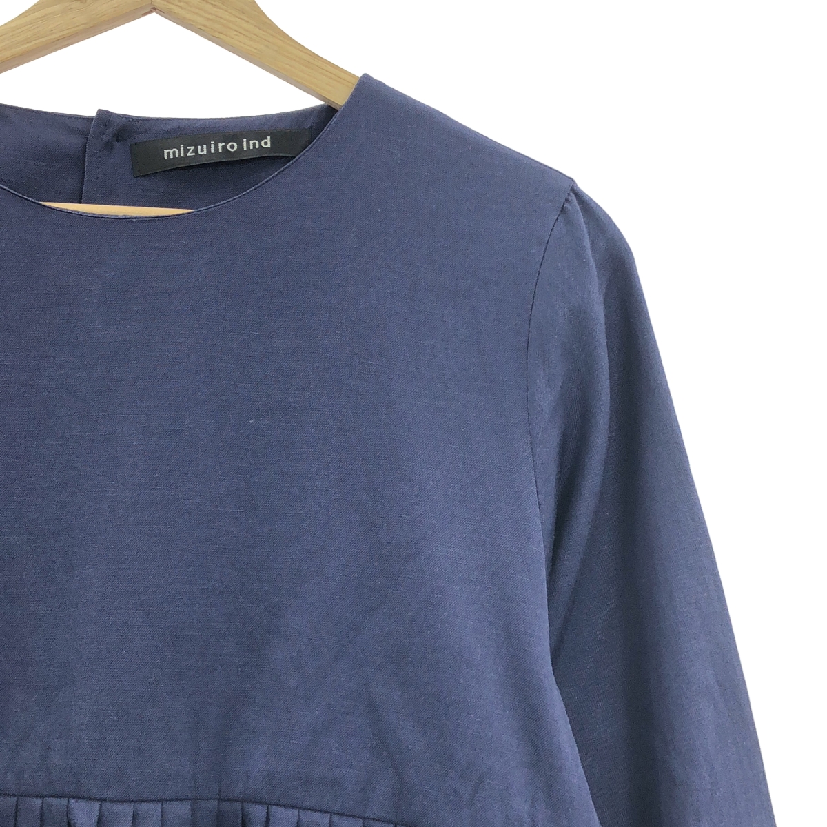 mizuiroind / ミズイロインド プリーツ ブラウス