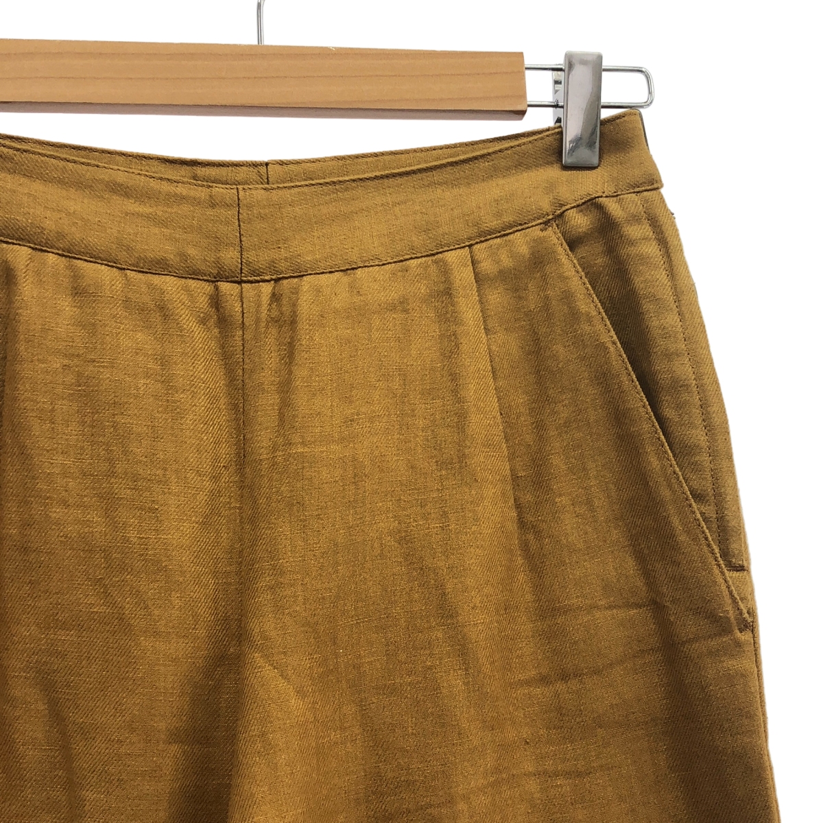 NOWOS / ノーウォス リネン サイドベルトパンツ