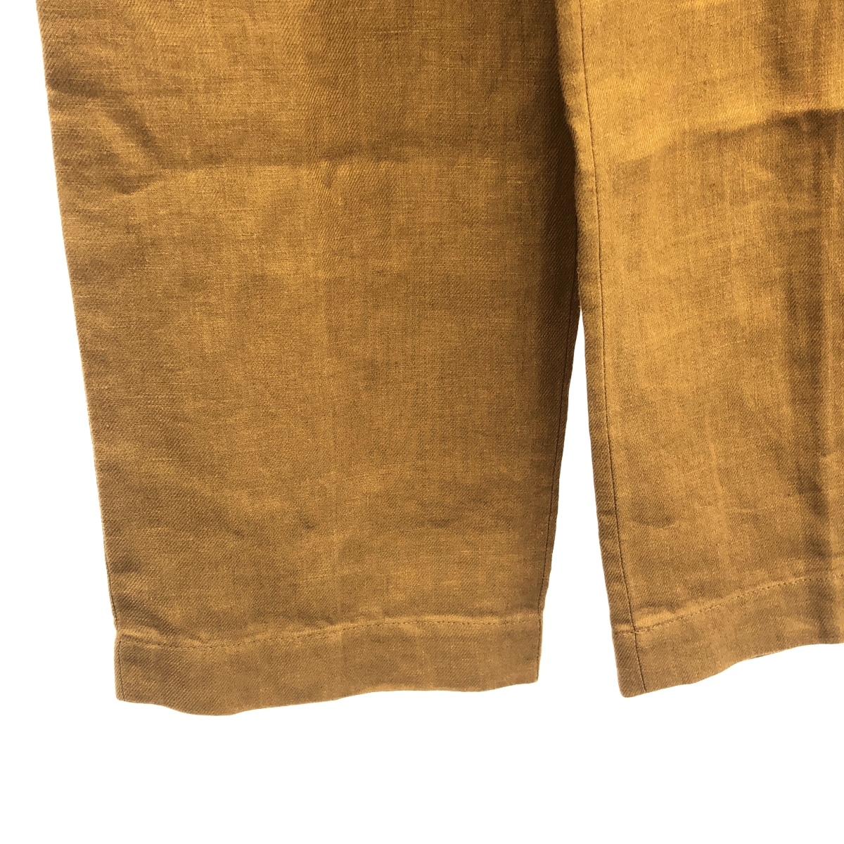 NOWOS / ノーウォス リネン サイドベルトパンツ