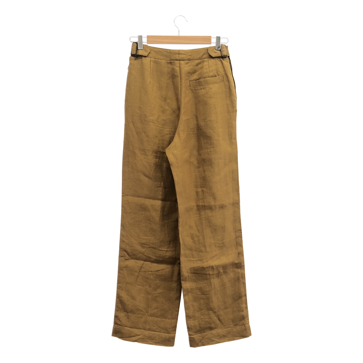 NOWOS / ノーウォス リネン サイドベルトパンツ