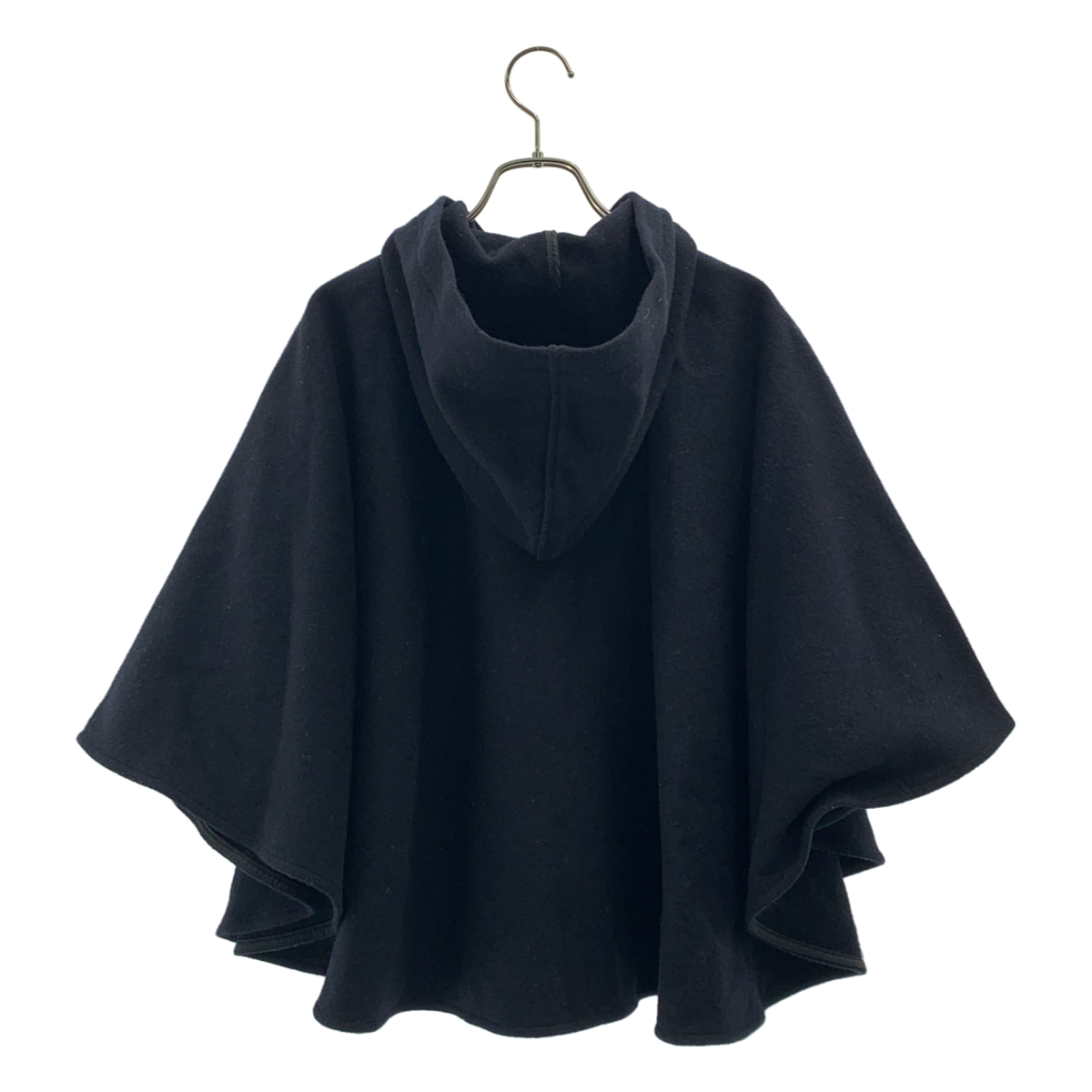 FIDELITY / フィデリティ ウール 金ボタン ポンチョ ジャケット フーディ